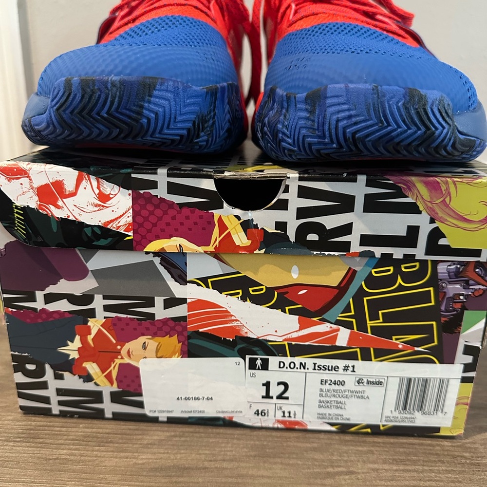 ADIDAS D.O.N. Issue #1 Amazing Spider Man. Size 12. - Picture 3 of 7